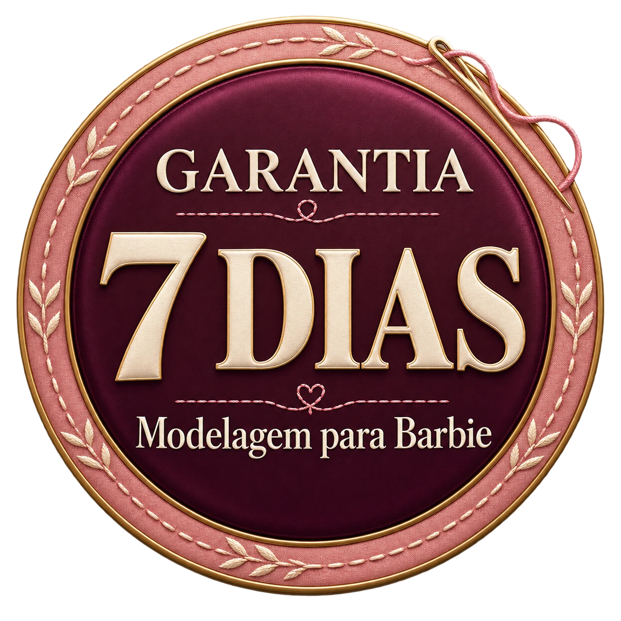 Garantia de 7 dias · Modelagem para Barbie